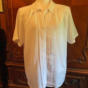 "Sheridan Square" White Blouse